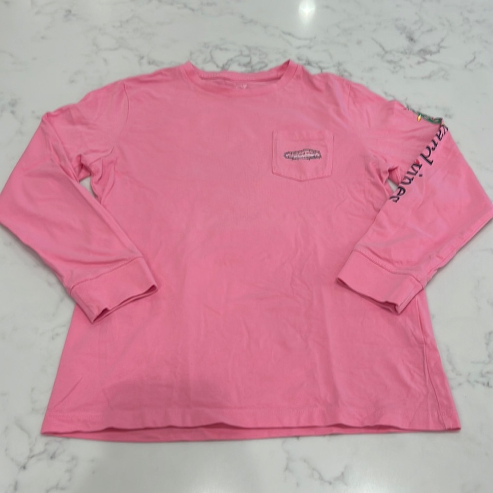 Girls size 8-10 vineyard vines long sleeve T-shirt